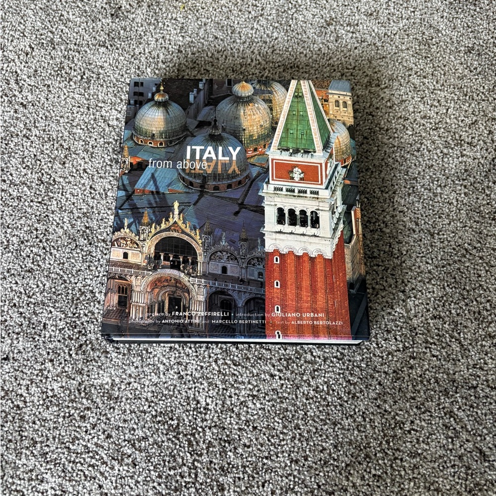 Italy's Aerial Wonders Coffee Table Book